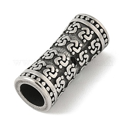 Трубчатые бусины из нержавеющей стали 304 STAS-Z147-12AS-02