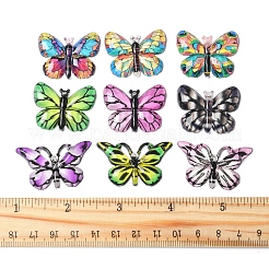 36 шт. 3-х стилевых подвесок из полупрозрачного акрила с принтом MACR-FS0001-99