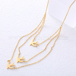 Подвеска из нержавеющей стали в виде свободной птицы LH7241