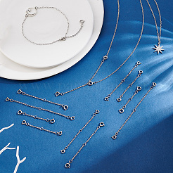 4 комплект из 2-х видов пружинных кольцевых застежек из нержавеющей стали 304 STAS-PH0004-79