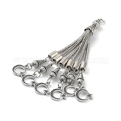 Grandi pendenti della nappa della catena del cordolo della lega di stile tibetano&nbsp;FIND-K013-01AS-05