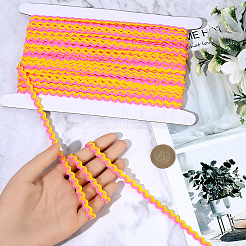 1 рулон полиэстеровой ленты с волнистой бахромой и пайетками&nbsp;OCOR-GF0005-72A