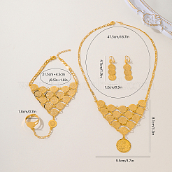 Винтажные латунные круглые варежки в этническом стиле NB7552