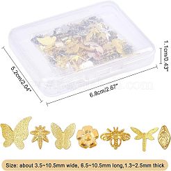 Cabochons en alliage et laiton&nbsp;TIBE-OC0001-02-RS