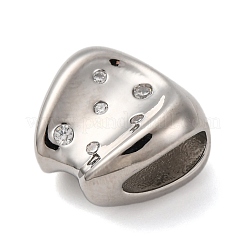 Самородки латунные микропаве прозрачные кубические циркониевые бусины&nbsp;KK-P308-50P