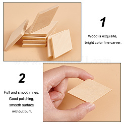 Пустые деревянные кабошоны&nbsp;WOOD-OC0001-19