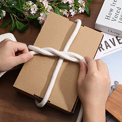 Хлопчатобумажные нитки для вязания поделок OCOR-WH0105-046