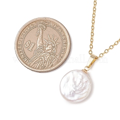 Подвеска из натурального барочного жемчуга кеши&nbsp;NJEW-JN05892