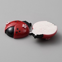Cabochons d'insectes en résine opaque&nbsp;DIY-TAC0020-21