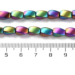 Гальванические нити из синтетических немагнитных гематитовых бусин G-G176-B02-01