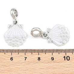 Legierung Emaille europäische baumeln Charms&nbsp;AL-CBAC2D3-03P-01