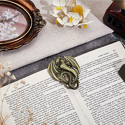 Сплав цинка закладки&nbsp;AJEW-WH20006-176F