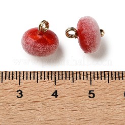 Anhänger aus Legierung und Flockmaterial&nbsp;FIND-Z121-04G-01