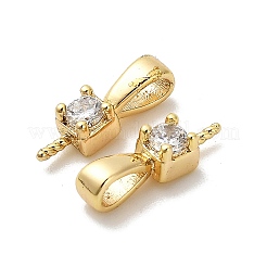 Латунный микро-паве кубический цирконий&nbsp;KK-S397-04A