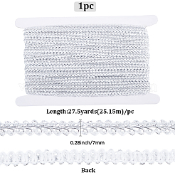 27.5 ярд полиэстеровой кружевной ленты для отделки&nbsp;OCOR-GF0004-81F
