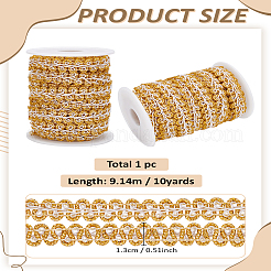 Металлические кружевные ленты из полиэстера&nbsp;OCOR-LP0004-31