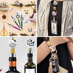 16 шт. 8 стильных экологически чистых силиконовых бусины для пищевых продуктов SIL-CJ0001-11