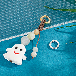 2 шт. 2 цвета 925 кольца-пружинки из стерлингового серебра FIND-PH0022-62