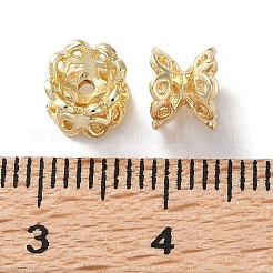 Abstandsperlen aus Messing mit Zahnstangenbeschichtung&nbsp;KK-F090-19LG