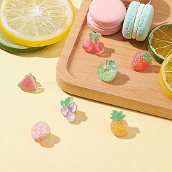 Spille di frutta in resina&nbsp;JEWB-BR00108