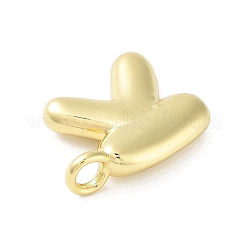 Подвески из латуни с покрытием стойки с буквами-шариками KK-C050-01G-K