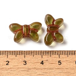 Прозрачные бусины лэмпворк LAMP-P065-02A-06