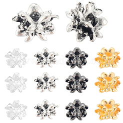 120 шт. 4-х цветные бусины-разделители из сплава&nbsp;FIND-SC0017-93