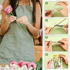 20 pièce de papier d'emballage pour bouquet de fleurs en plastique OPP&nbsp;DIY-TA0003-68A
