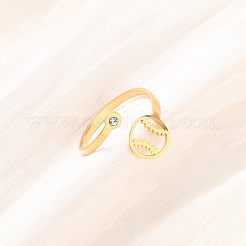 Offene Manschettenringe aus Edelstahl 304&nbsp;LS-RJEW-D337-01A-G