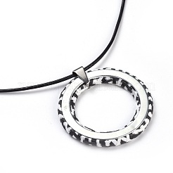 Ожерелья с подвесками из рафии&nbsp;NJEW-JN02359-02