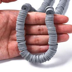 Плоские круглые бусины из глины ручной работы полимерные&nbsp;CLAY-R067-12mm-40