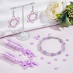 304шт стеклянные бусины с 2 отверстиями SEED-NB0001-70