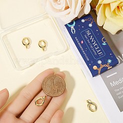 6 шт. латунные пружинные кольца-затворы FIND-SC0010-95