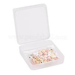 30шт 3 цвета латунные текстурированные бусины набор&nbsp;KK-LS0001-07