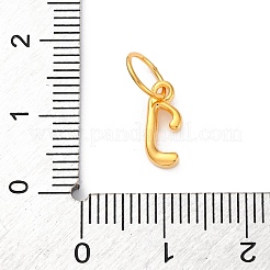 925 подвеска в виде буквы из стерлингового серебра с соединительными кольцами STER-R008-01G-J