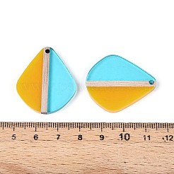 Подвески из прозрачной смолы и дерева&nbsp;RESI-T057-83