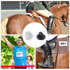 40 шт. 10-цветная друзовая смола с латунной брошью&nbsp;AJEW-CA00027