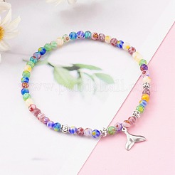 Очаровательные эластичные браслеты BJEW-JB05975