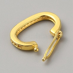 925 серебряная застежка-замочек «Твистер» с микропаве и кубическим цирконием. FIND-WH0422-21B-G