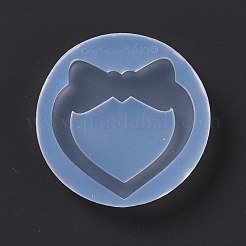 Сердечко своими руками с бантом из зыбучих песков силиконовые формочки DIY-P067-01