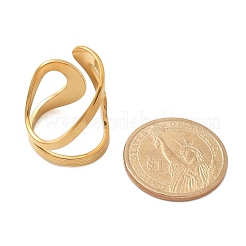 Bagues de manchette ouvertes en acier inoxydable 304 pour femmes&nbsp;RJEW-Z077-01G-07