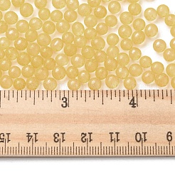 Светящиеся в темноте прозрачные стеклянные круглые бусины&nbsp;GLAA-F124-B05