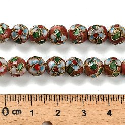 Бусины ручной работы перегородчатой CLB-O001-M10-05