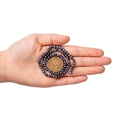 Бусы из натурального культивированного пресноводного жемчуга&nbsp;PEAR-R012-04