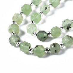 Hilos de abalorios de jade blanco natural&nbsp;G-T132-047A