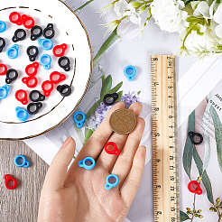 66шт 3 цвета силиконовый кулон SIL-GF0001-45A