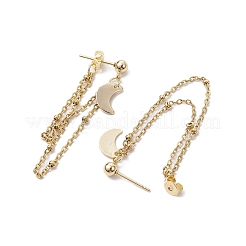 Золотые серьги-гвоздики из нержавеющей стали 304 EJEW-JE05733-02