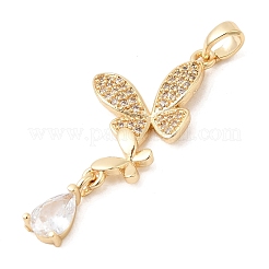 Латунные микро проложить кубического циркония подвески&nbsp;KK-C141-05KCG