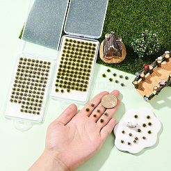 208 шт. 2-цветные нейлоновые мини-пучки травы&nbsp;AJEW-SP0003-17A