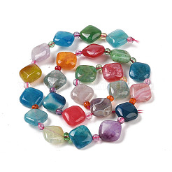 Природный агат бисер нитей G-P535-A01-01